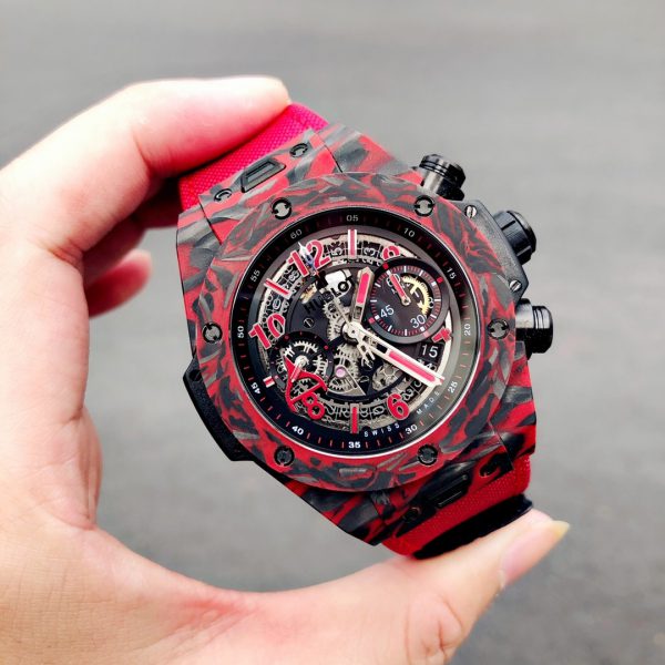 Hublot 411.QV.1123.NR.OVK21 Big Bang Unico Carbone Rouge Alex Ovechkin 45mm – Image 5