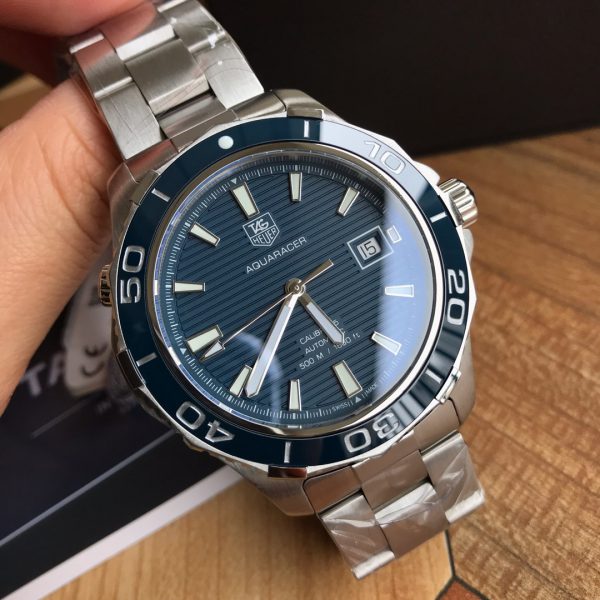 Tag Heuer Aquaracer Montre Homme WAK2111.BA0830 41mm – Image 3