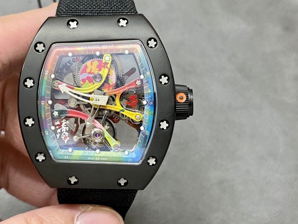 Richard Mille RM 68-01 Tourbillon Cyril Kongo Fibre de Carbone Noire – Image 6