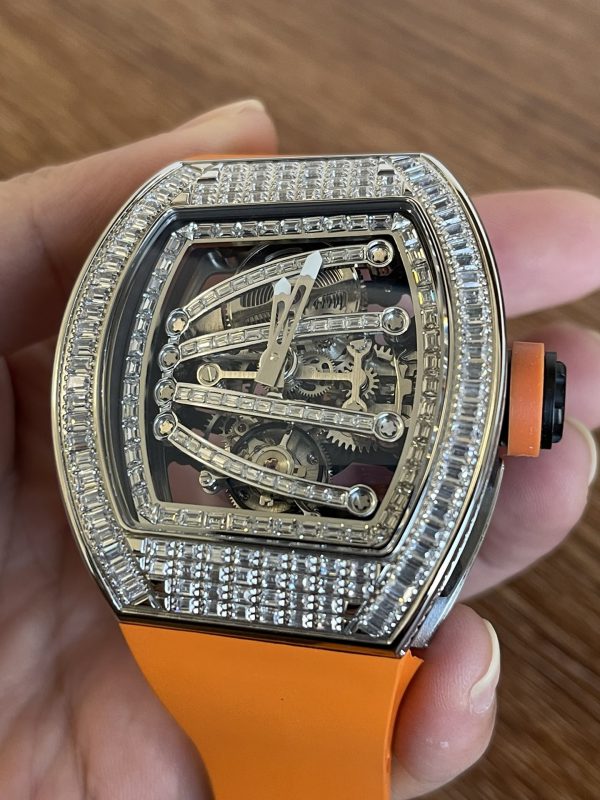 Richard Mille RM 59-01 Tourbillon Montre Homme Diamant – Image 5