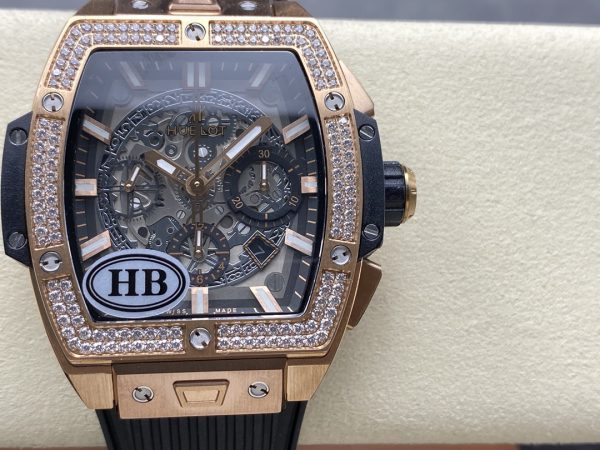 Hublot Spirit of Big Bang King Gold Diamants 42 mm 642.OX.0180.RX.1104 – Image 3