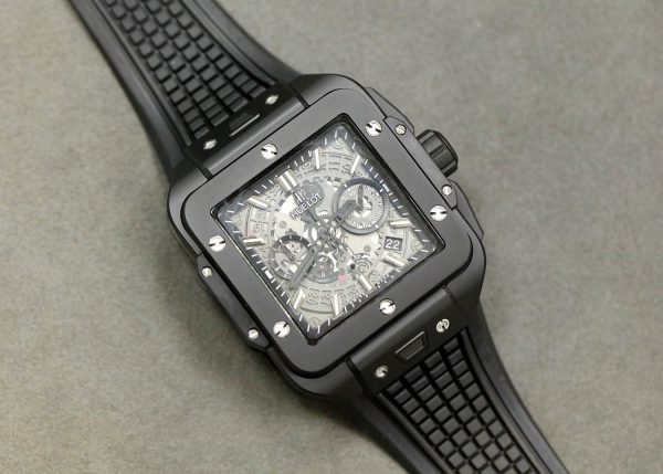 Hublot Square Bang Unico Tout Noir 821.CI.0170.RX 42mm – Image 4