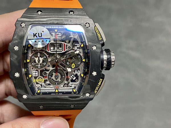 Richard Mille RM 11-03 Chronographe Flyback Automatique Montre Orange – Image 7