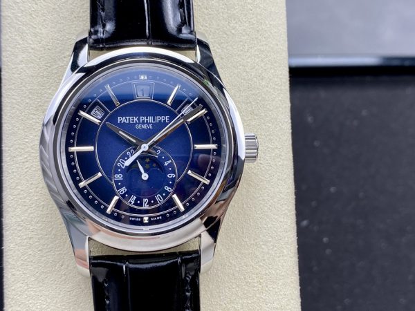 Réplique Patek Philippe Complications Calendrier Annuel Or Blanc 5205G 013 Montre Homme 40mm – Image 10