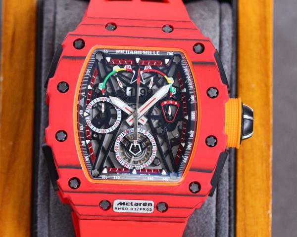 Richard Mille RM 50-04 Tourbillon Chronographe à rattrapante Kimi Raikkonen Rouge – Image 6