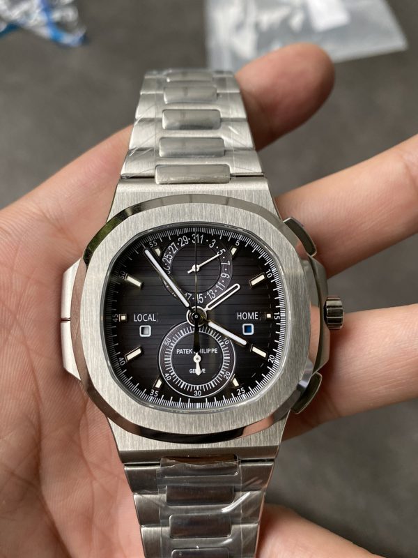 Patek Philippe Nautilus Acier Inoxydable Cadran Noir 5990 1A 011 – Image 3