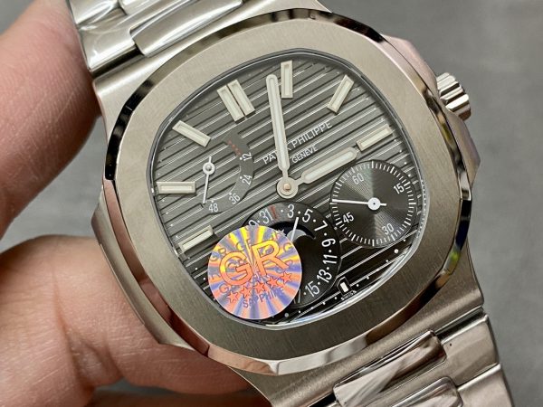 Patek Philippe Nautilus Phases de Lune Acier Inoxydable 5712 1A 001 40mm – Image 8