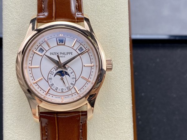 Réplique Patek Philippe Complications Or Rose 5205R 001 Montre Homme 40mm – Image 5