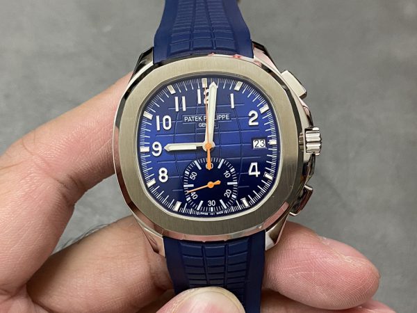 Réplique Patek Philippe Aquanaut Bleu 5968A 001 42mm Montre Homme – Image 3