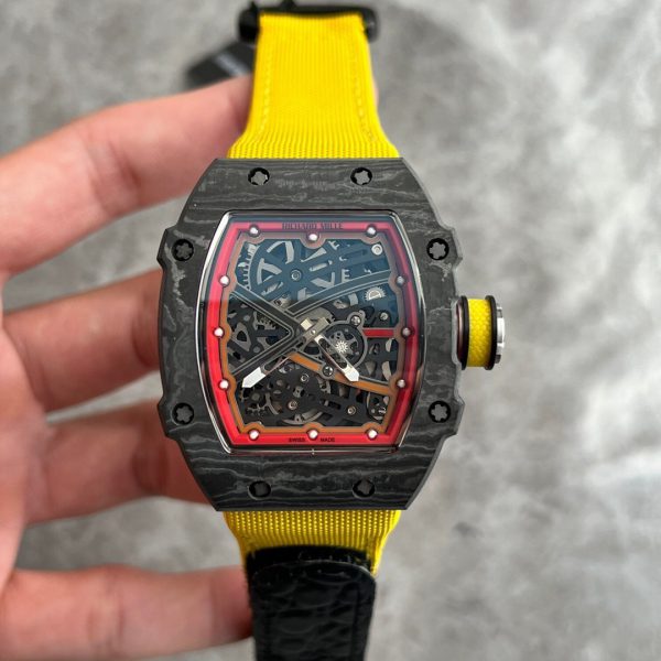 Richard Mille RM 67-02 Automatique Sebastian Ogier Noir Jaune – Image 6