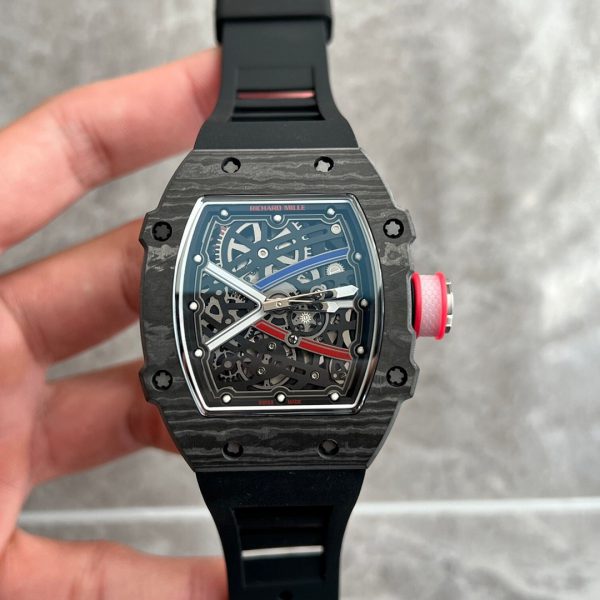 Richard Mille RM 67-02 Automatique Sebastian Ogier Bracelet caoutchouc noir – Image 6