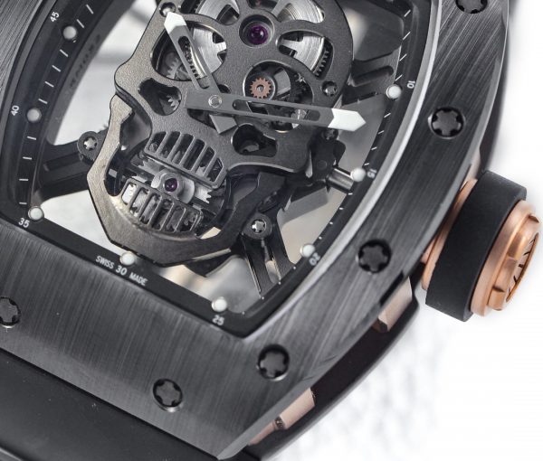 Richard Mille RM 52-01 Céramique noire & or & argent Crâne 3 couleurs – Image 4