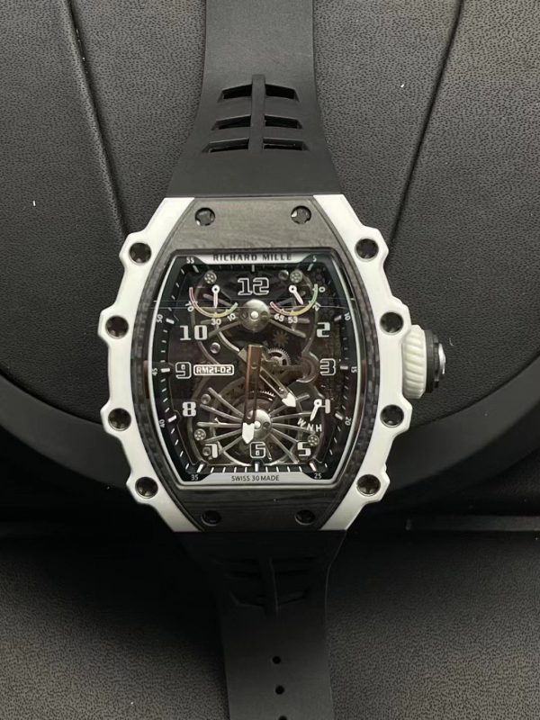 Richard Mille RM 21-02 Tourbillon Aérodynamique Quartz TPT Carbone Noir – Image 3