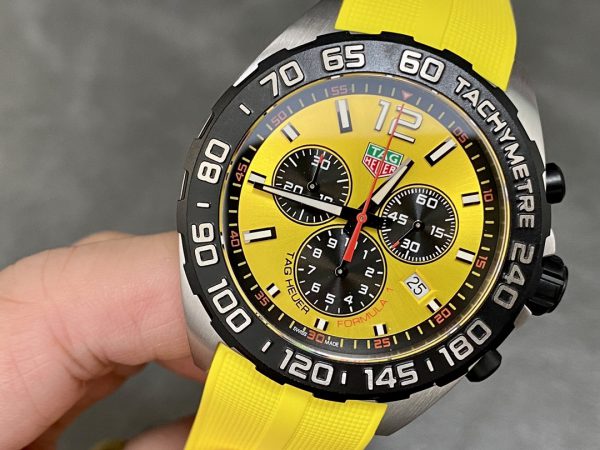 TAG Heuer Formula 1 Chronographe Cadran Jaune CAZ101AM.FT8054 Quartz – Image 4