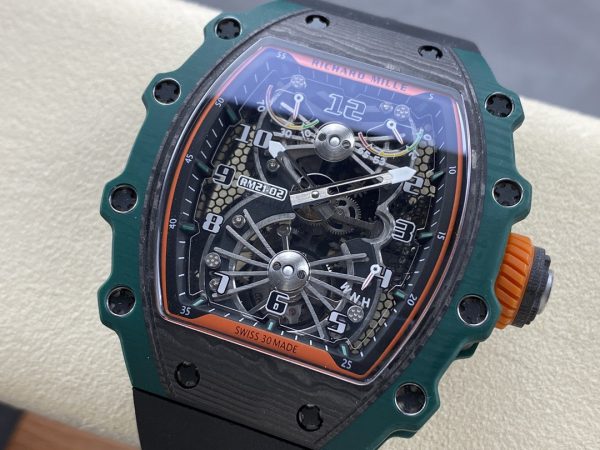 Richard Mille RM 21-02 Tourbillon Aérodynamique Quartz TPT Carbone – Image 5