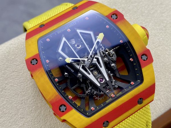 Richard Mille RM27-03 Tourbillon Rafael Nadal Jaune Quartz TPT Édition Jaune Carbone – Image 5