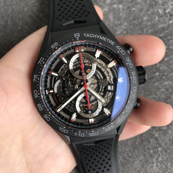 Tag Heuer Carrera Calibre 16 Automatique CV2A1U.BA0738 Montre Homme 43mm – Image 3