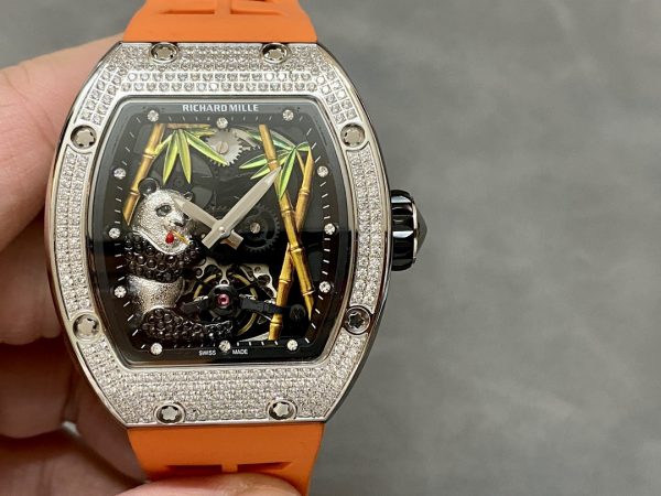 Richard Mille RM 026 01 Panda Un Merveilleux Monde de Bambou Diamants et Or – Image 4