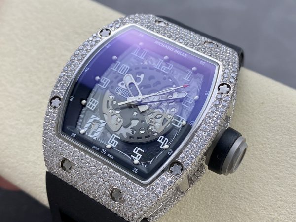 Richard Mille Or blanc Sertissage diamant RM 010 – Image 5