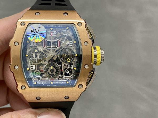 Richard Mille RM11-03 Carbone Chronographe Flyback Automatique Or rose – Image 4