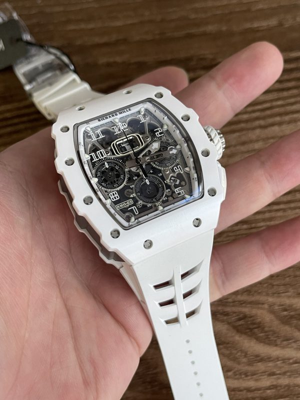Richard Mille RM 11-03 Titane Chronographe Flyback Automatique Blanc – Image 3