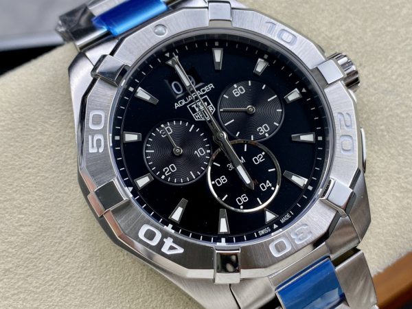 Tag Heuer Aquaracer 300M Chronographe 43mm Quartz Cadran Noir CAY1110.BA0927 – Image 4