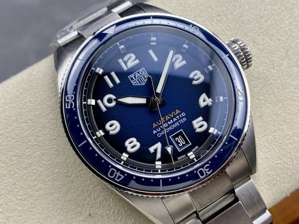 Tag Heuer Autavia Calibre 5 Chronomètre WBE5116.EB0173 42mm – Image 4