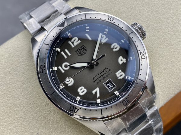 Tag Heuer Autavia Calibre 5 Chronomètre WBE5114.EB0173 Montre Homme 42mm – Image 4
