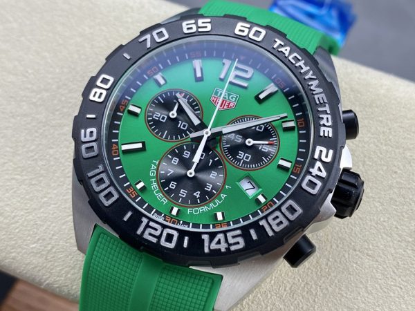 Tag Heuer Formula 1 Chronographe Quartz Cadran Vert CAZ101AP.FT8056 43MM – Image 5