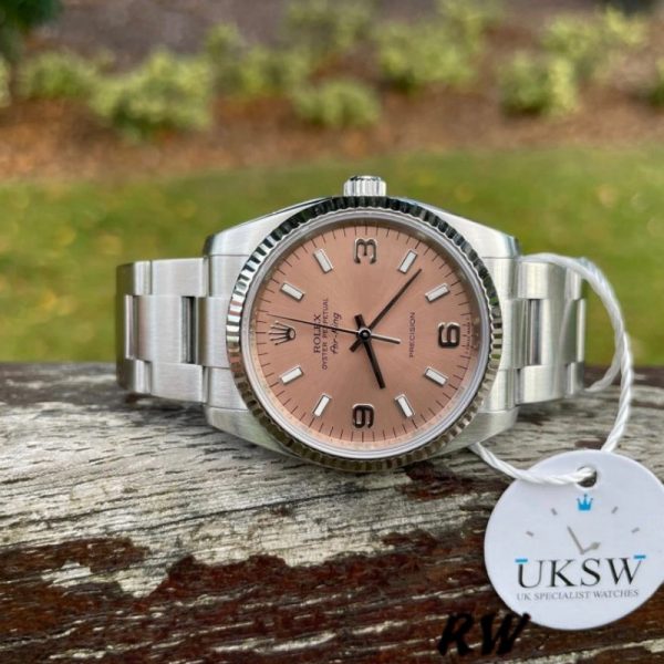 Rolex Oyster Perpetual Air-King 114234 Cadran Rose 34mm Réplique Unisexe – Image 4