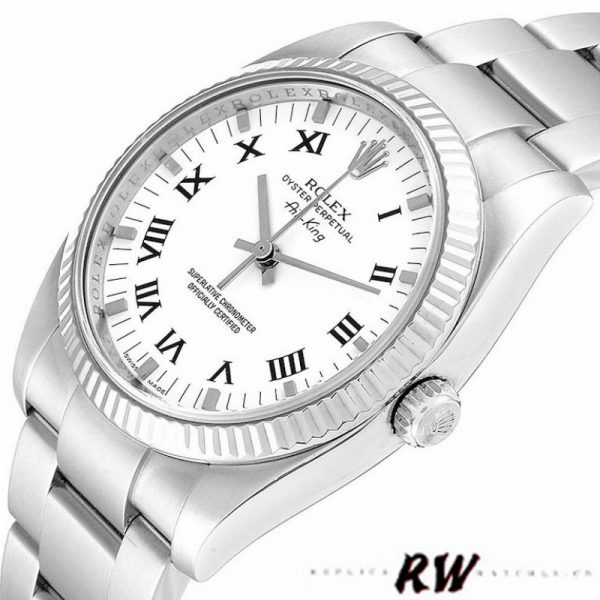 Rolex Oyster Perpetual Air-King 114234 Cadran Blanc 34mm Réplique Unisexe – Image 4