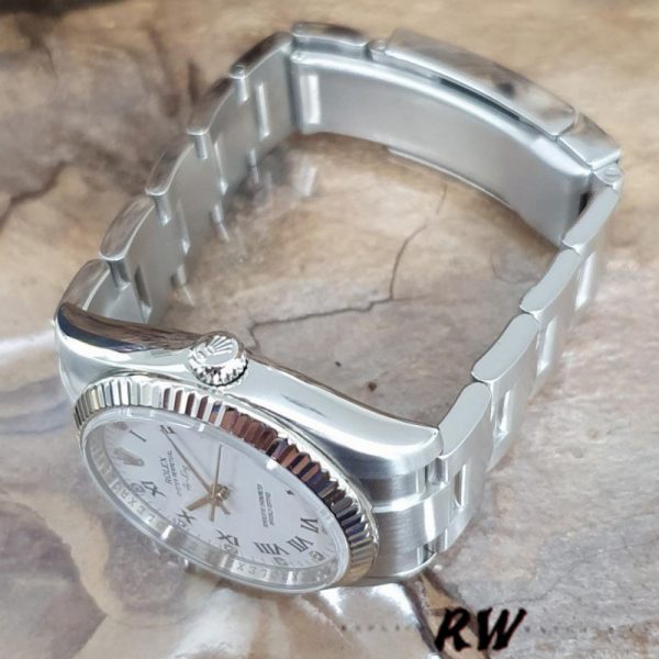 Rolex Oyster Perpetual Air-King 114234 Cadran Diamant Blanc 34mm Réplique Unisexe – Image 4