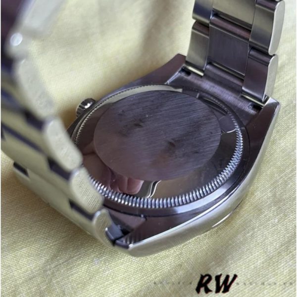 Rolex Oyster Perpetual Air-King 114234 Cadran Bleu Lunette Or Blanc Cannelée 34mm Réplique Unisexe – Image 2