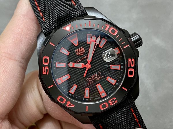 Tag Heuer Aquaracer Calibre 5 Automatique Cadran Noir WAY208A.FC6381 Homme – Image 3