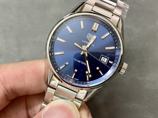 Tag Heuer Carrera Cadran Bleu Montre Femme Quartz Luxe WAR1112.BA0601 – Image 4