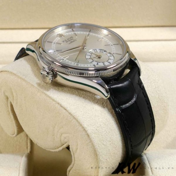 Rolex Cellini Dual Time 50529 Cadran Argent 39mm Montre Réplique Homme – Image 3