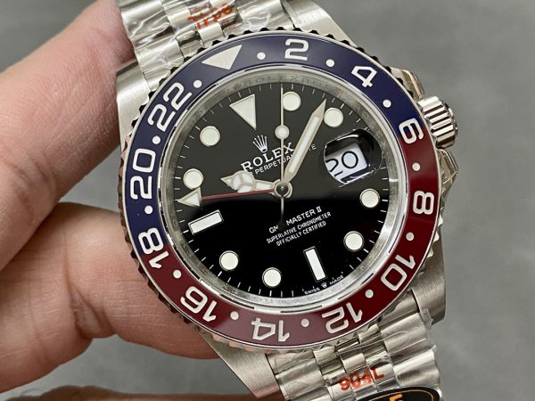 Rolex GMT-Master II 126710BLRO Acier Inox Cadran Noir 40MM Montre Réplique Homme – Image 7