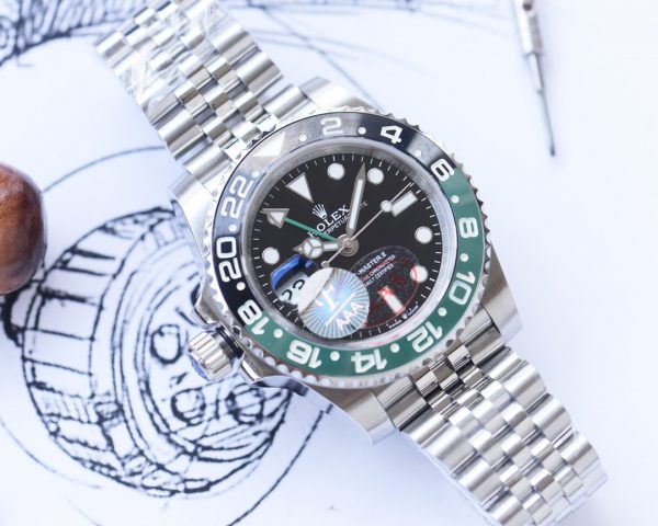 Rolex GMT-Master II 126720VTNR Cadran Noir Acier Inox 40MM Montre Réplique Homme – Image 3