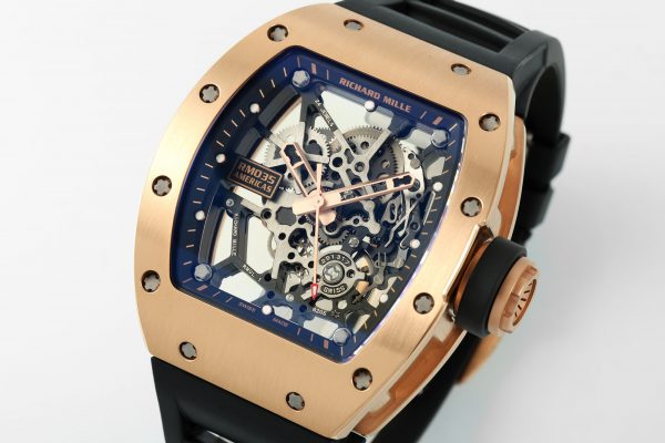 Richard Mille RM 035 Toro Noir Nadal Or rose Réplique montre – Image 5