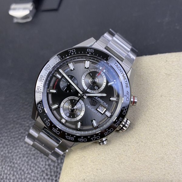 Tag Heuer Carrera Chronographe Montre Homme CAR201W.BA0714 – Image 4
