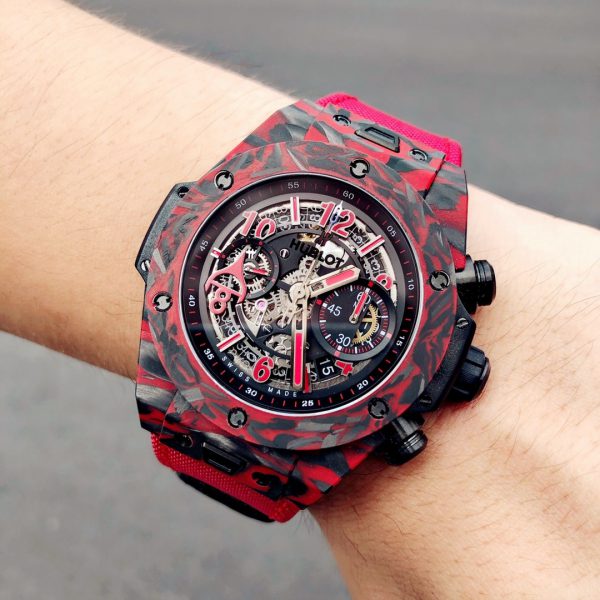 Hublot 411.QV.1123.NR.OVK21 Big Bang Unico Carbone Rouge Alex Ovechkin 45mm – Image 4