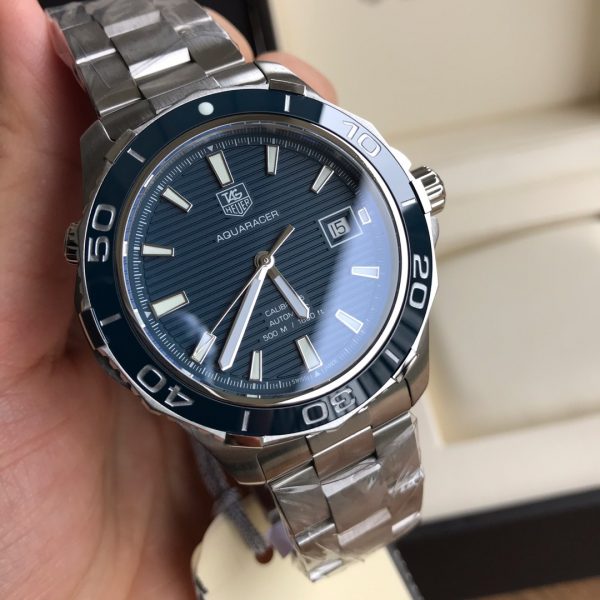 Tag Heuer Aquaracer Montre Homme WAK2111.BA0830 41mm – Image 4