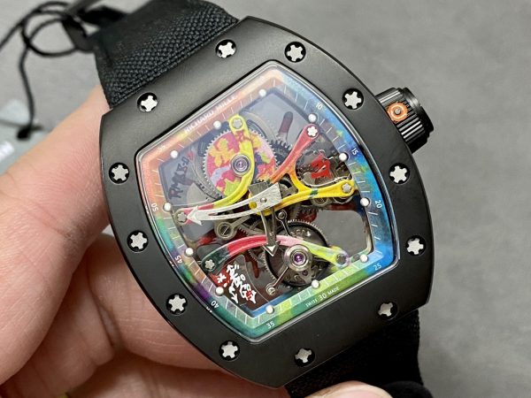 Richard Mille RM 68-01 Tourbillon Cyril Kongo Fibre de Carbone Noire – Image 5