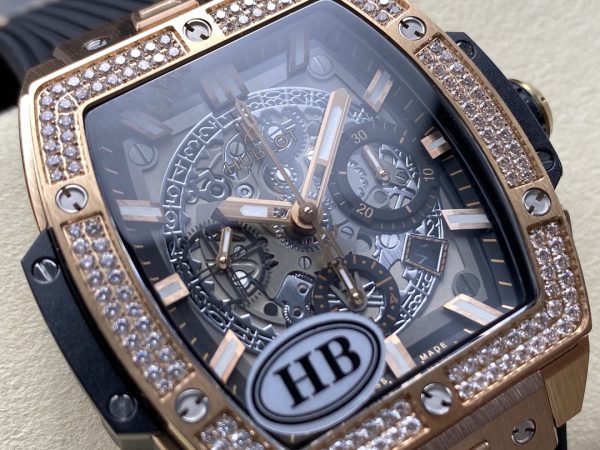 Hublot Spirit of Big Bang King Gold Diamants 42 mm 642.OX.0180.RX.1104 – Image 4
