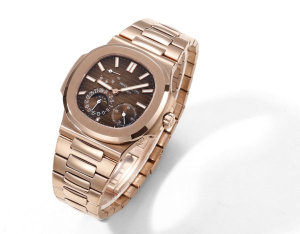 Patek Philippe Nautilus Phase de Lune Or Rose Cadran Brun Soleil 5712 1R 001 40MM – Image 7