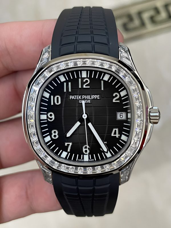 Patek Philippe Aquanaut 5167 300G 010 Noir & Vert & Marron 40mm – Image 9