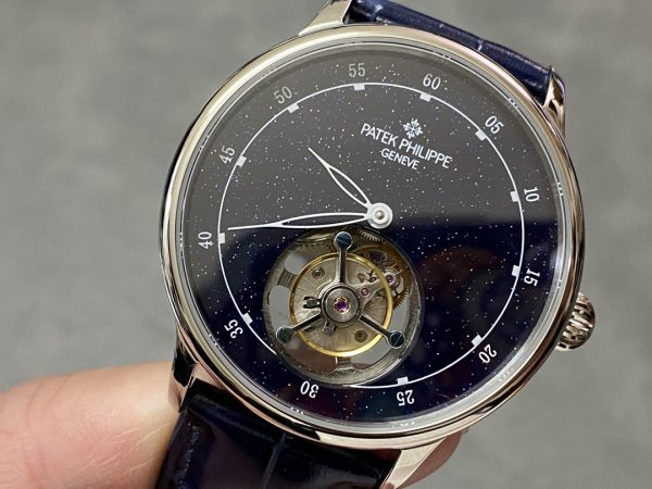 Patek Philippe Grandes Complications Sky Moon Tourbillon Or Blanc 6102P 001 Montre – Image 4