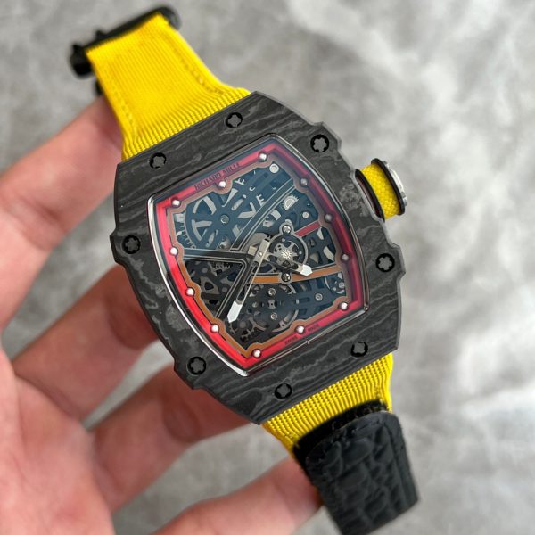 Richard Mille RM 67-02 Automatique Sebastian Ogier Noir Jaune – Image 5