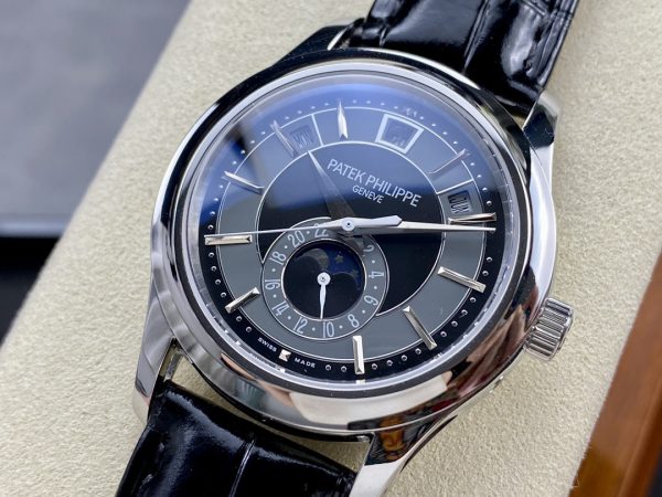 Réplique Patek Philippe Complications Calendrier Annuel Or Blanc 5205G 010 Montre Homme 40mm – Image 4