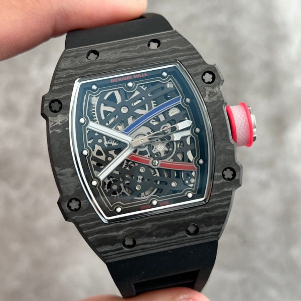 Richard Mille RM 67-02 Automatique Sebastian Ogier Bracelet caoutchouc noir – Image 5